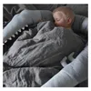 Kudde barn baby s￤ng som omger 185 cm tecknad krokodil bomullskuddar kuddar barnrum dekoration pografi rekvisita