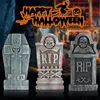 Decorazioni natalizie 5PCS6pcs Halloween Tombstone Realistico e riutilizzabile Haunted House Yard Accessori stile rom 220922