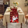 Christmas Decorations Tree Pine Needles Candy Bow Table Runner Wedding Decor Cover Decoration Holiday Party cloth 220924