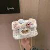 Backpacks Brand Mini Handbag for Girls Korean Style Fashion Small Crossbody Bag with Chain Children Winter 220924