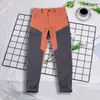 Men's Pants Casual Fashion Color Block Multi Pockets Sports Long Cargo Work Trousers for 220924