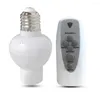 Lamp Holders 220V Dimmable Remote Control Holder E27 Sound Sensor Switch Base Intelligent Light Bulb Socket Wireless