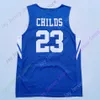 MITCH 2020 NY NCAA BYU COUGARS STATS JERSEYS 23 Childs Basketball Jersey College Blue Size Men Youth ALL SYTCHED