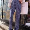 Damesbroek capris chic flare dames hoge taille broeken lente zomer Koreaanse mode casual Harajuku geometrische print pantaloni donna s xxl 220922