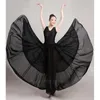 Stage Wear Spanish Flamenco Dance Dress 9Colors Women Gypsy Big Swing Skirts 360 540 720 Degree Dancing Ballroom Chiffon Belly Vestidos