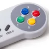 وحدة التحكم في اللعبة joysticks 2.4 جيجاهرتز اللاسلكية USB/SNES تحكم التحكم عن التحكم في لعبة Super NES/SFC Windows PC Mac Linux Genesis Raspberry Pi T220916