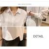 Women's Blouses Shirts Spring Autumn Long Sleeve Women Shirts White Loose Blouses Female Tops BF Korean Style Elegant Blusas Black Yellow Purple 220923