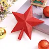 Décorations de Noël Top Star Réutilisable Léger Exquis Paillettes portables accrocheuses pour la fête