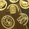 Mini Kawaii Animal Birdcage Heart Eiffel Tower Book Mark Metal Bookmarks Clips for School Office Stationery Teachers Kids Gifts