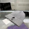 Winter Warm Knitted Hat Designer Print Beanies Outdoor Travel Wool Skull Cap Letter Beanies Hats