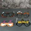 Decorações de Natal Halloween Spider Bat Pumpkin Paper Glasses