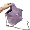 Kvällspåsar dragkonstruktioner Luxury Bucket Bag Mini Handel Handväskor Canvas Pouch Women Lady Messenger Satchel Chain Shoulder Purse Vintage 0926