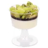 Party Supplies Clear Transparent dessert Pudding Bowl Ice Cream Cup f￶r f￶delsedagsfest Holiday Dinner Disponable Table Proware SN4701