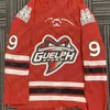 GLA 9 Nick Suzuki Guelph Storm Rare Hockey Jersey Youth Women Vintage Game Jerseys Custom Any Name or Number