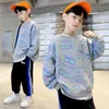 Pullover Children Spring Autumn Sweatshirt Fashion Print Cotton Children Long Sleeve Tops Casual Korean Teen Boys kläder 6 8 10 12 220924