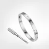 bracelet jewelry gold Bracelets Titanium Steel Silver for Womens Mens party gift 15-22cm