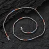 2MM bunte Zirkon Tennis Kette Halskette Männer Ketten Mode Hip-Hop Schmuck Frauen 16/18 Zoll Halsband Geschenk