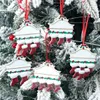 Decorações de Natal Soces de resina de árvore de Natal pendente pendente de feliz Natal Decoração para casa Ornamento de Natal Navidad Cristmas Gifts Ano 220926