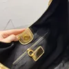 Borsa con cerniera dorata Borsa da uomo con reticolo di diamanti Moda Donna Borse per la spesa Borse Borsa di grande capacità Lettere hardware Borsa con cerniera in tinta unita con portafoglio piccolo