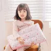 Pillows Child Pillow Bubble Travel Toddler Boy Girl Head Cushion Rabbit Print Portable Infant Bedding Cotton Cartoon For Baby 220924