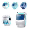 7 in 1 hydra facials Intelligent Ice Blue RF Hydra Oxygen Jet Water Peeling facial beauty machine with skin analyze