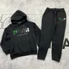 Herrspårsfall FW handduk broderad Trapstar hoodie män kvinnor huva pullover 220924