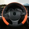 Couvre-volant Couverture universelle Orange Noir SUV Sport Accessoires Respirant
