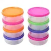 Dinnerware Sets 24 Pcs 150ML Convenient Mini Plastic Bowl Storage Case