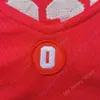 Mitch 2020 New NCAA Ohio State Buckeyes Maillots 34 Kaleb Wesson College Basketball Jersey Rouge Taille Jeune Adulte Broderie