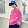Pullover Boy Top Long Sleeve Sweatshirt Spring Fall Clothing Salting Slothing Sport Sport Severy School Complements 220924