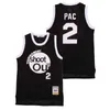 GLA Top Guipt 1 Moive Tournament Shoot Out 2 Pac Jerseys College Basketball над костюмом Rim Double