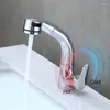 Bathroom Sink Faucets Lifting Swivel Faucet Mixer Splash Proof Basin Water Tap Shower Head Plumbing Tapware For Accessories