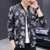 Männer Jacken Mode Marke Frühling Herbst Männer Casual Streetwear Floral Hoodie Jacke Mann Wasserdichte Kleidung Herren Windjacke Mantel Männlich