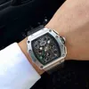 Superclone Luxury Mens Mechanical Watch Richa Milles RM11-03 Hela automatisk rörelse Sapphire Mirror Rubber Watchband Swiss Armtur