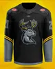 GLA MIT ECHL 2021-22 Iowa Heartlanders Yeni Üniformalar Jersey Özel Erkekler Kadın Gençlik Evi Uzak Hokey Jersey Beyaz Siyah