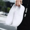 New Leather Woven Men's Handmade and Emed Love White Breathable Casual Shoes for Anti-slip Moisture A15 747 58297