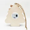 Kerstdecoraties boom houten led licht hangend ornament -diy decoratiejaar Xmas Home Decor Hang