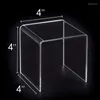Jewelry Pouches 8 Pcs Transparent Acrylic Display Stand Doll Storage Rack Tool Figurines