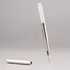 Çeşme Kalemler Yeşil Majohn A1 Pres Fountain Kalem Geri Çekilebilir İnce NIB 04mm Metal Mürekkep Kalemi Hediye Yazmak İçin Dönüştürücü ile Pens 2208509120