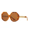 Óculos de sol oversized irregular hexágono óculos de sol pernas ocas marca designer óculos para feminino gafas oculos óculos de sol t220922760