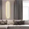 Wandlamp Nordic Moderne Strip Lange Lampen Binnenverlichting Woonkamer Gangpad Veranda Slaapkamer Nachtkandelaar Licht Woondecoratie