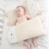 Bebek karikatürü için yastıklar sevimli çıkarılabilir düz kafayı önlemek yastık domuz desen boyun desteği çocuk yastığı 220924