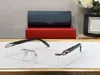 メンズデザイナーサングラスカルティサングラス長方形ファッションレディースシルバーゴールドフレームラグジュアリーブランドサングリーサングラスアイウェアマンウーマンの眼鏡付き箱