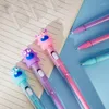 0,5 mm nyhet Kawaii Monster Cow Gel Pennor med Light Cute School Office Writing Supplies Present Stationery Studenter Priser Priser