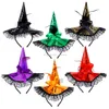 Juldekorationer Halloween pannband Witch Hat pannband Party Spider Boppers för kostymförsörjning Black Drop Delivery 2 BDESPORTS AMTJJ