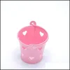 Emballage Cadeau Emballage Cadeau Coeur Évider Tin Seaux Mini Boîtes Faveurs De Noce Bonbons Seau Décorations Kid Drop Delivery Homeindustry Dhm2G