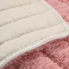 Housses de chaise en peluche de couleur rose, housse de canapé floquée, résistante, pour salon, tapis de fenêtre, décor en forme de L