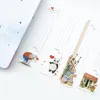 30pcs/pack Lovely Animal Together Bookmark Paper Bookmarkers Promotional Gift Stationery Film Bookmarks For Books Book Markers