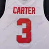 Mitch 2020 Nieuwe NCAA Ohio State Buckeyes Jerseys 3 Carter College Basketball Jersey White Size jeugd volwassene allemaal gestikt