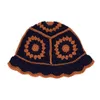 Beanieskull Caps Korean Hollow Knitted Hat Women Handmade Crochet Basin Basin Spring Summer Summer Sun Sun Sun 220923